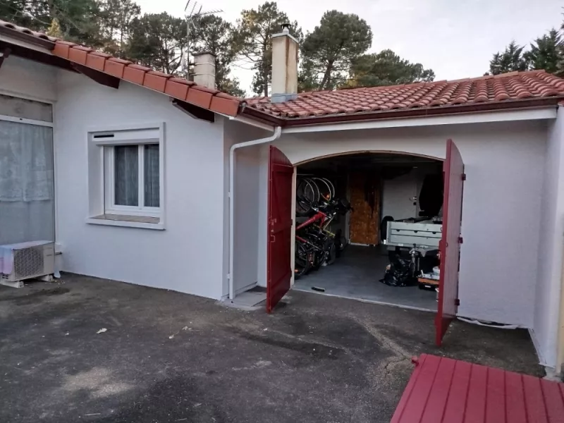 Peinture et hydrofuge de façade thermique, Bassin d'Arcachon, LSR HABITAT