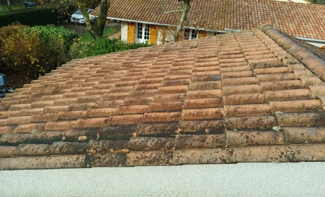 Démoussage de toiture en tuiles au Cap Ferret, Bassin d'Arcachon, LSR HABITAT